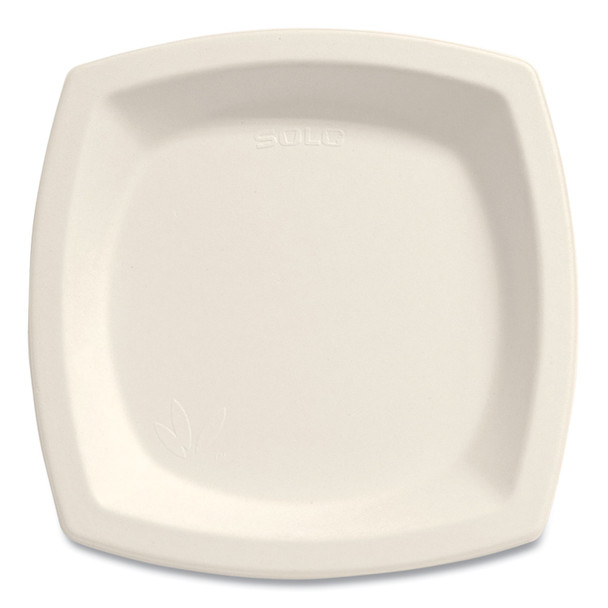 Bare Eco-Forward Sugarcane Dinnerware, Plate, 6.7" dia, Ivory, 125/Pack