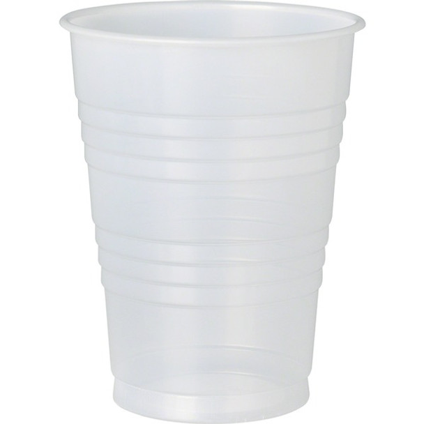 Solo Galaxy 12 oz Plastic Cold Cups - 50.0 / Bag - 20 / Carton - Translucent - Polystyrene - Cold Drink