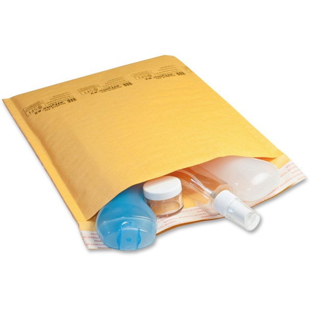 Sealed Air JiffyLite Cellular Cushioned Mailers - Bubble - #6 - 12 1/2" Width x 19" Length - Peel & Seal - Kraft - 25 / Carton - Kraft