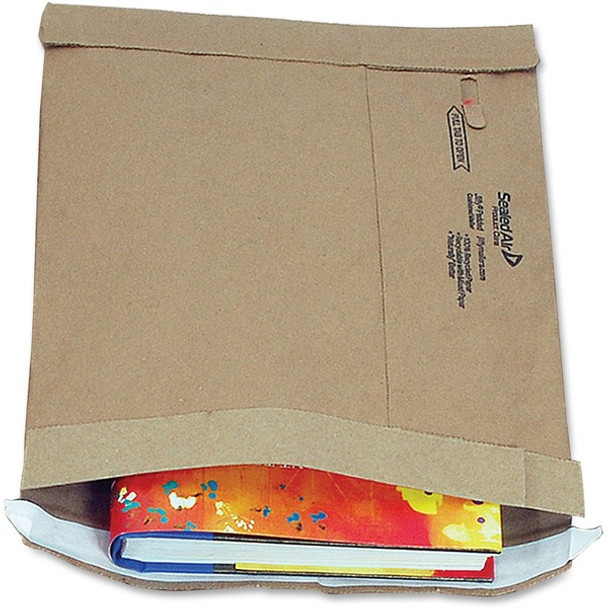 Jiffy Mailer Jiffy Heavy-duty Kraft Self-seal Mailer - Multipurpose - #6 - 12 1/2" Width x 19" Length - Self-sealing Flap - Kraft - 50 / Carton - Natural, Satin Gold