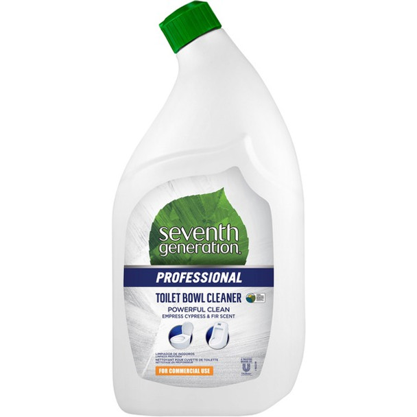 Seventh Generation Professional Toilet Bowl Cleaner - 32 fl oz (1 quart) - Emerald Cypress & Fir Scent - 1 Each