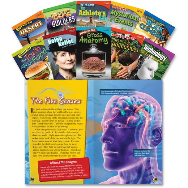 Shell Education TFK Advanced 4th-Grade 10-Book Set 1 Printed Book - 48 Pages - Book - Grade 4 - English