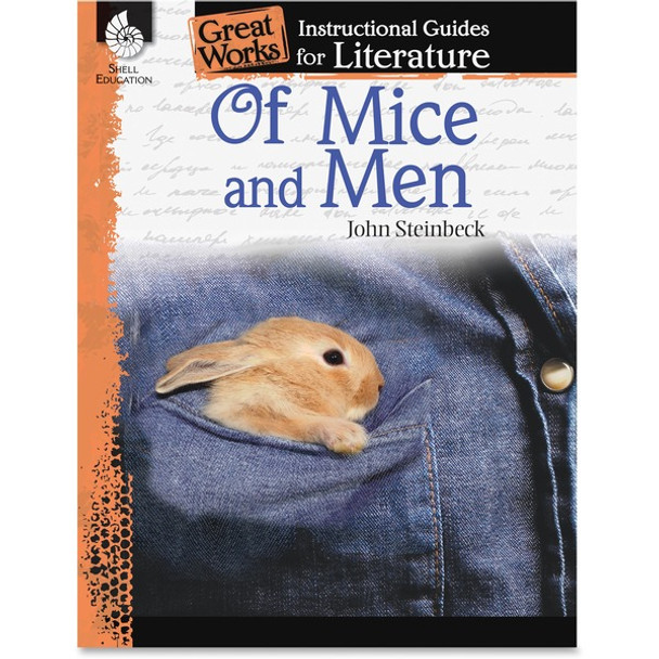 Shell Education Grade 9-12 Of Mice/Men Instruction Guide Printed Book by John Steinbeck - 72 Pages - Shell Educational Publishing Publication - Book - Grade 9-12