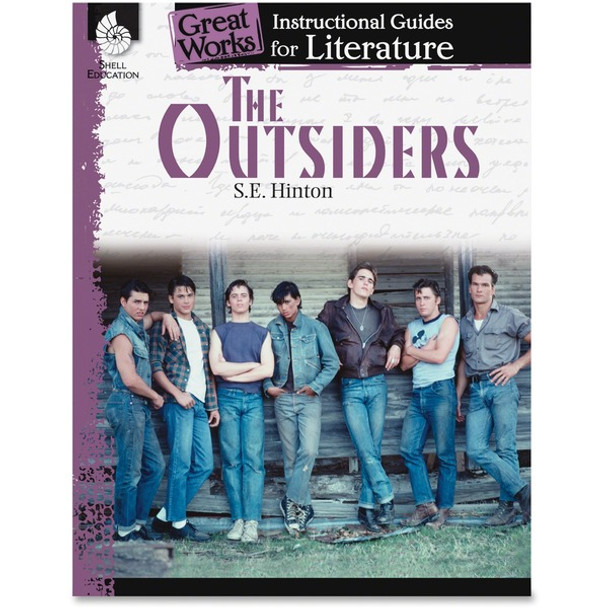 Shell Education The Outsiders An Instructional Guide Printed Book by S.E. Hinton - 72 Pages - Shell Educational Publishing Publication - Book - Grade 9-12