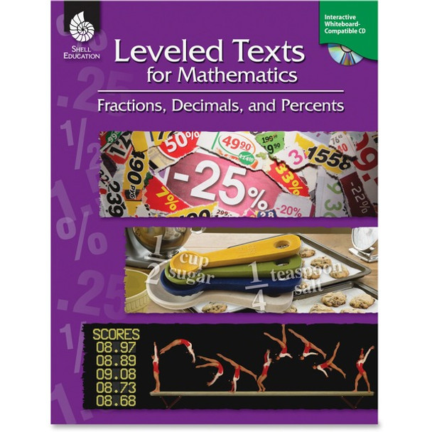 Shell Education Fractions/Math Leveled Texts Book Printed/Electronic Book by Lori Barker - 144 Pages - Shell Educational Publishing Publication - 2011 June 01 - CD-ROM, Book - Grade 3-12 - English