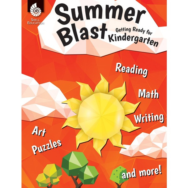 Shell Education Summer Blast Student Workbook Printed Book by Jodene Smith - 128 Pages - Book - Grade Pre K-K - Multilingual