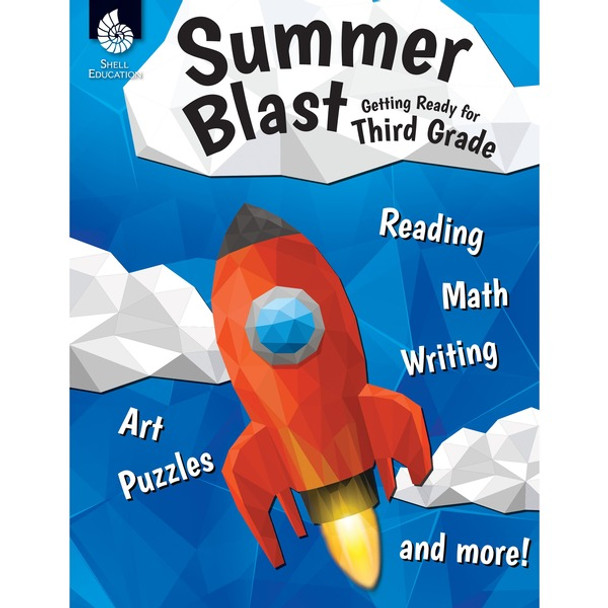 Shell Education Summer Blast Student Workbook Printed Book by Wendy Conklin - 128 Pages - Book - Grade 2-3 - Multilingual