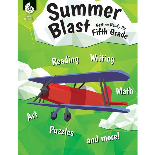Shell Education Summer Blast Student Workbook Printed Book by Wendy Conklin - 128 Pages - Book - Grade 4-5 - Multilingual