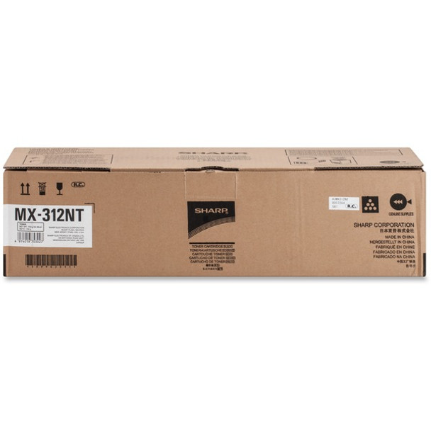 Sharp MX-312NT Original Toner Cartridge - Laser - 25000 Pages - Black - 1 Each