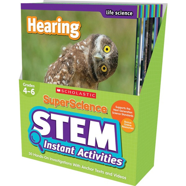 Scholastic SuperScience STEM Instant Activities Printed Book - Grade 4-6