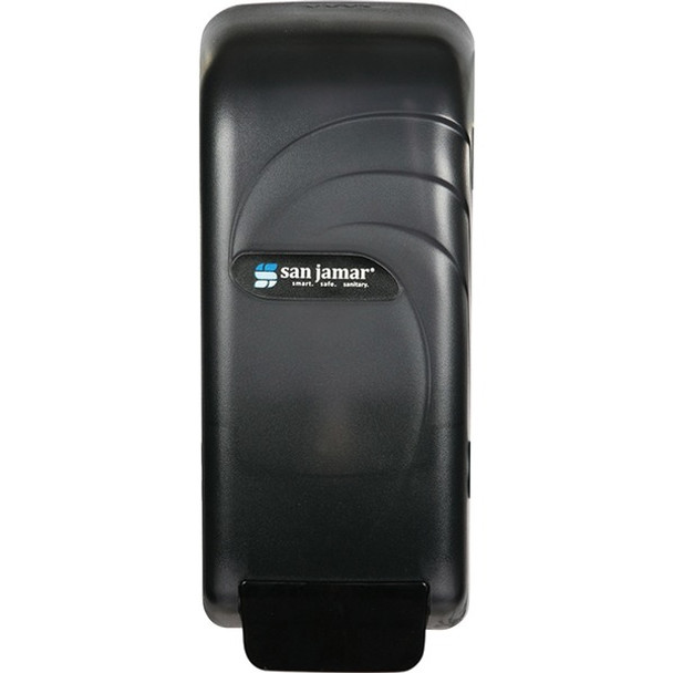 San Jamar Soap & Hand Sanitizer Dispenser - 27.05 fl oz Capacity - Black - 1Each