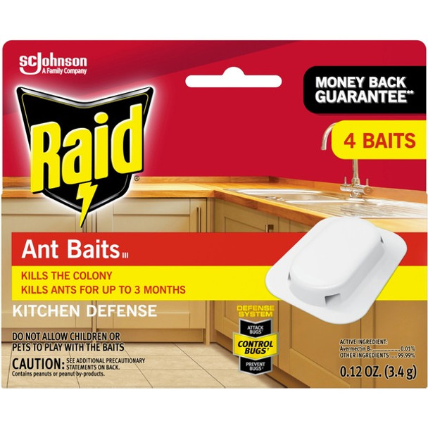 Raid Ant Baits - Ants - Red - 4 / Box