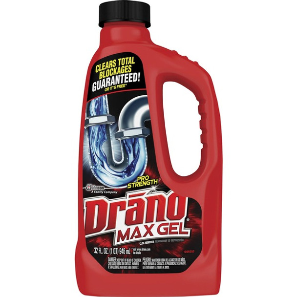 Drano Max Gel Clog Remover - Ready-To-UseBottle - 1 Each - Clear