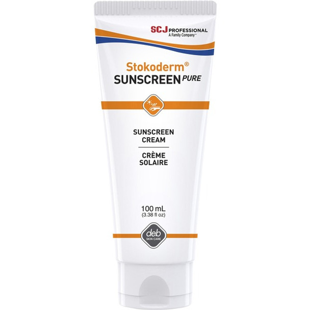SC Johnson Stokoderm UV Skin Protection Cream - Cream - 3.38 fl oz - Tube - SPF 30 - Skin - UV Resistant, Water Resistant, Perfume-free, Non Allergic, Non-irritating, Non-greasy, UVA Protection, UVB Protection - 1 Each