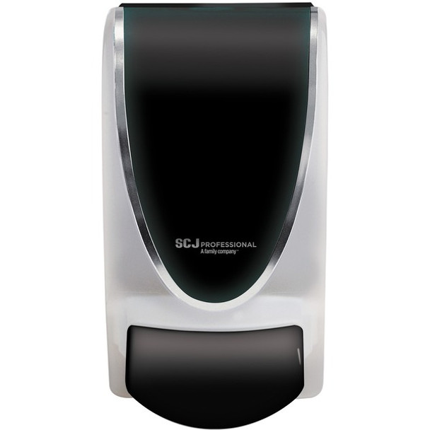 SC Johnson Manual Soap Dispenser - Manual - 1.06 quart Capacity - Durable, Antimicrobial, Anti-bacterial - Black - 1Each