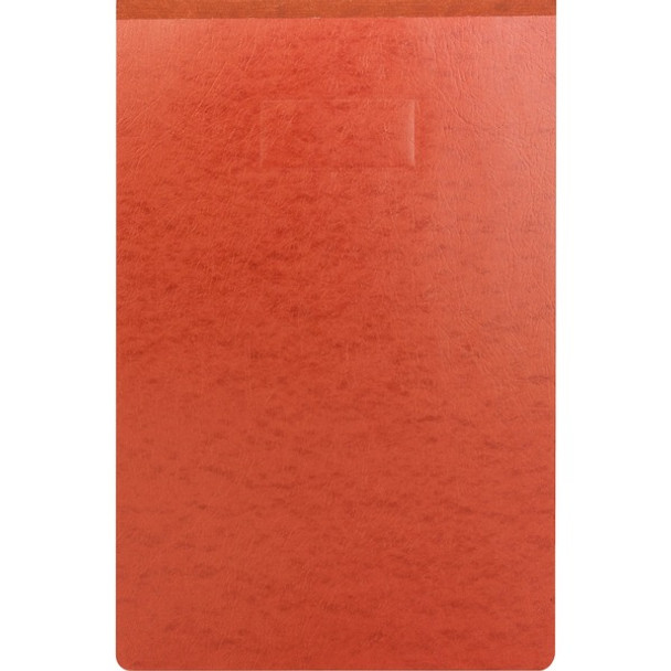 Smead Premium Pressboard Ledger Recycled Fastener Folder - 3" Folder Capacity - 11" x 17" - 3" Expansion - 1 Fastener(s) - Pressboard - Red - 100% Recycled - 1 Each