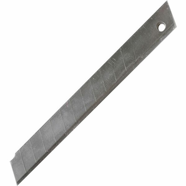 Sparco Fast-Point Snap-Off Blade Knife Refills - 3.25" Length x 0.33" Thickness - Straight Style - Snap-off - Steel - 5 / Pack - Stainless Steel
