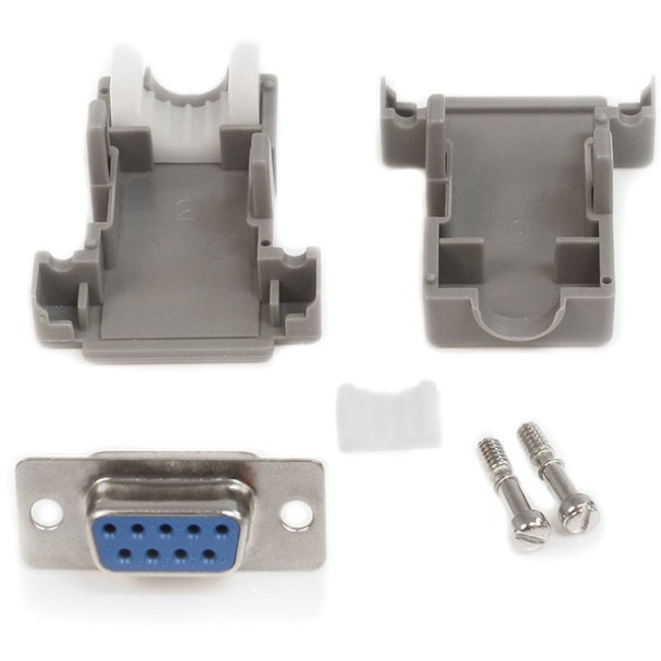 StarTech.com Solder D-SUB - Assembled - Plastic Backshell Serial / parallel connector - DB-9 (F) - Serial connector - DB-9 (F)