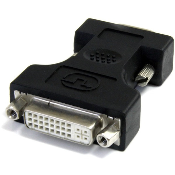 StarTech.com DVI to VGA Cable Adapter - Black - F/M - Use your DVI-I Display with a VGA video card - DVI to VGA - dvi to vga adapter - dvi to vga connector -dvi to vga converter