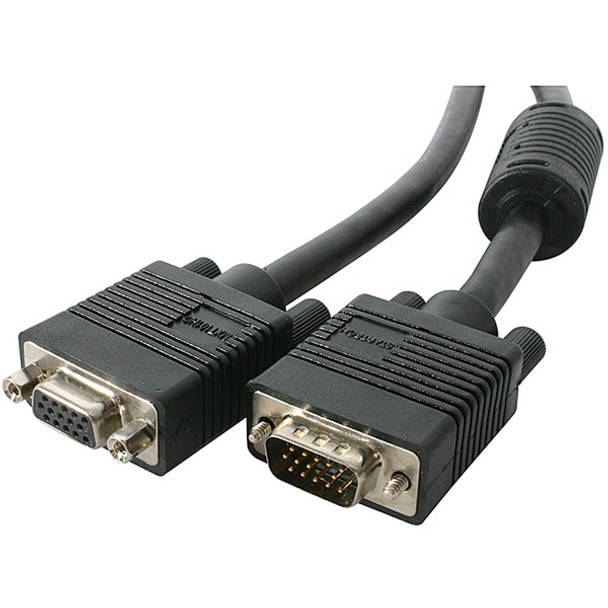 StarTech.com Coax High-Resolution VGA Monitor extension Cable - SVGA - HD-15 (M) - HD-15 (F) - 35 ft - 35ft VGA Cable - VGA Video Cable - VGA Monitor Cable - HD15 to HD15 Cable - VGA Extension Cable