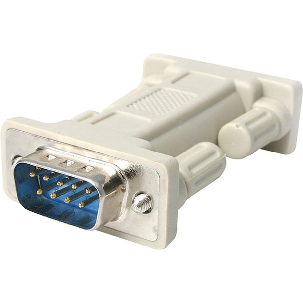 StarTech.com DB9 RS232 Serial Null Modem Adapter - M/M - Cost-effective way of converting a straight through cable into a null modem cable