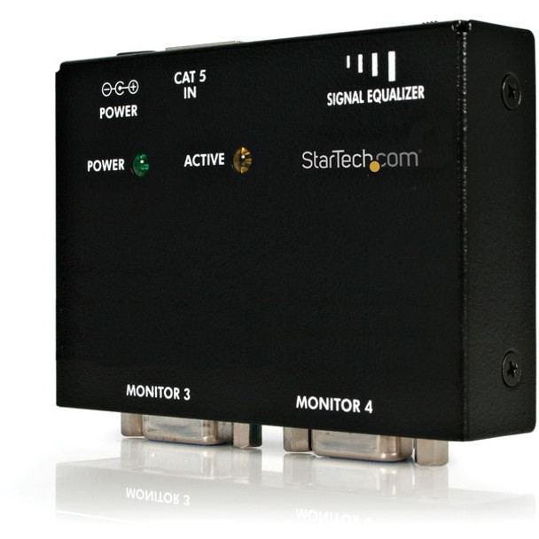 StarTech.com VGA over CAT5 remote receiver for video extender - Extend and distribute a VGA signal to up to 4 displays over Cat5 cable - vga receiver - VGA over Cat5 Receiver - VGA to Cat5 receiver -vga over cat 5 extender