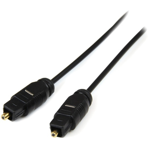 StarTech.com Digital SPDIF audio cable (optical) - TOSLINK (M) - TOSLINK (M) - fiber optic - 10 ft - Deliver high quality optical digital sound, with no signal interference