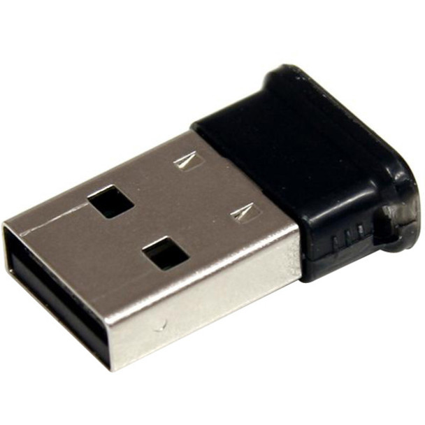 StarTech.com Mini USB Bluetooth 2.1 Adapter - Class 1 EDR Wireless Network Adapter - Add Bluetooth 2.0 with EDR capabilities to a computer, through USB - usb to bluetooth - usb bluetooth adapter - usb bluetooth dongle -usb to bt