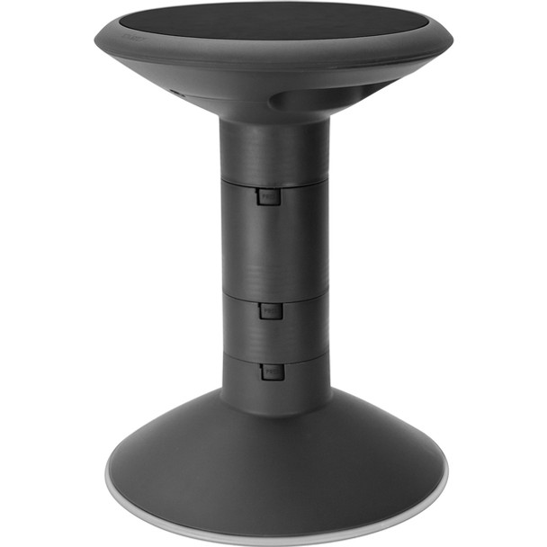 Storex Wiggle Stool - Black - 1 / Carton