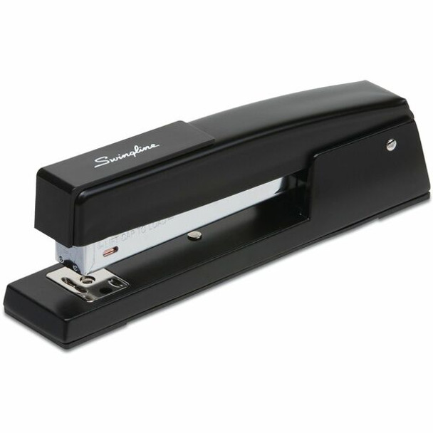 Swingline 747 Classic Stapler - 20 of 20lb Paper Sheets Capacity - 210 Staple Capacity - Full Strip - 1/4" Staple Size - 1 Each - Black