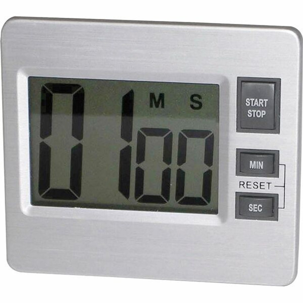 Tatco Digital Timer - Desktop - Silver, Black