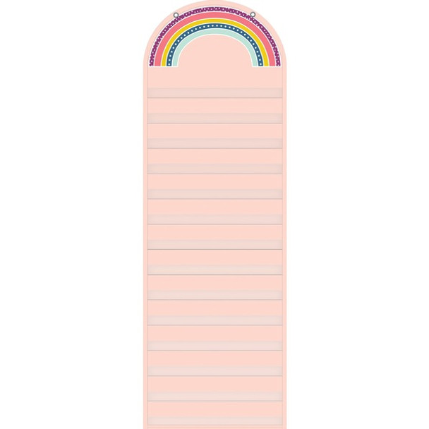 Teacher Created Resources Oh Happy Day Rainbow 14 Pocket Chart - Theme/Subject: Fun - Skill Learning: Rainbow - 1 Each