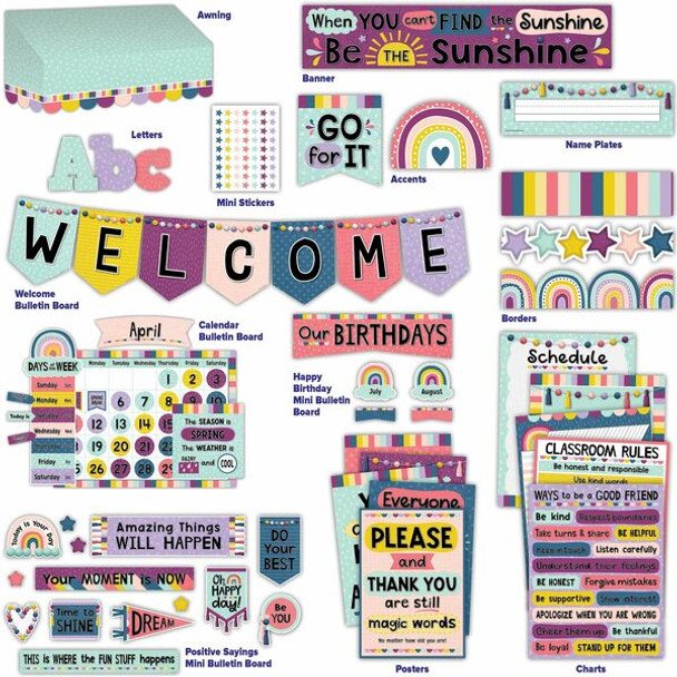 Teacher Created Resources Oh Happy Day Decor Set - Multi