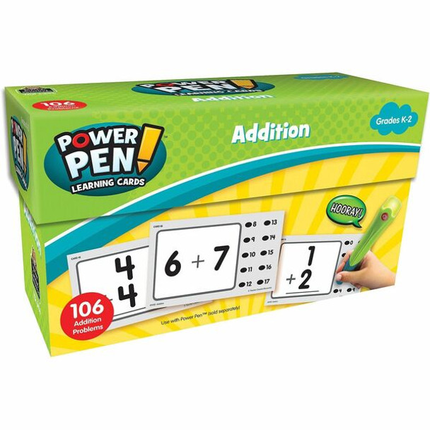 Teacher Created Resources Power Pen Addition Cards - Theme/Subject: Learning - Skill Learning: Addition - 53 Pieces - 53 / Each