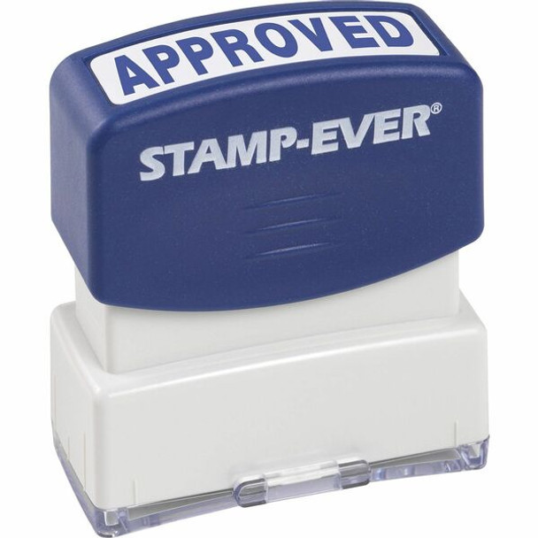 Trodat Pre-inked APPROVED Message Stamp - Message Stamp - "APPROVED" - 0.56" Impression Width x 1.69" Impression Length - Blue - 1 Each