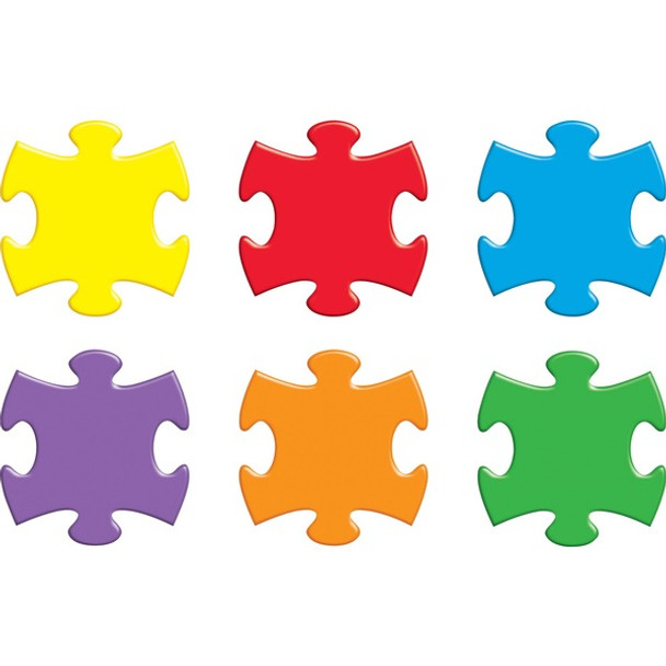 Trend Accents Interlocking Puzzle - 5.50" - Theme/Subject: Learning - 6-10 Year36 Piece