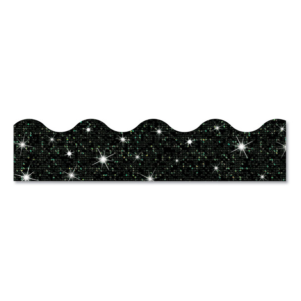 Terrific Trimmers Sparkle Border, 2.75" x 32 ft, Black