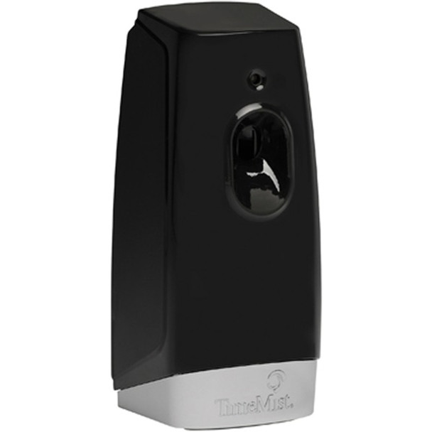 TimeMist Settings Air Freshener Dispenser - 0.13 Hour, 0.25 Hour, 0.50 Hour - 30 Day Refill Life - 2 x AA Battery - 1 Each - Black