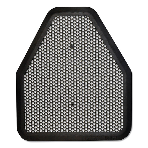 Urinal Mat, 20.75 x 18.5, Black, 6/Carton