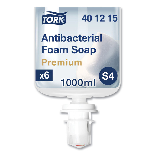 Premium Antibacterial Foam Soap, Unscented, 1 L, 6/Carton