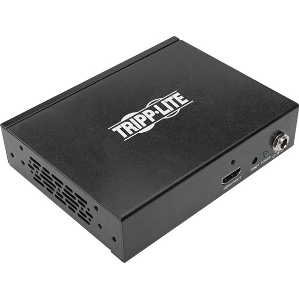 Tripp Lite by Eaton 4-Port 3D HDMI Splitter HDCP 2.2, HDR, 4K @ 60Hz Ultra HD Video Audio - 3840 ÃƒÆ’Ã¢â‚¬â€ 2160 - 22.97 ft Maximum Operating Distance - HDMI In - HDMI Out - Metal - TAA Compliant