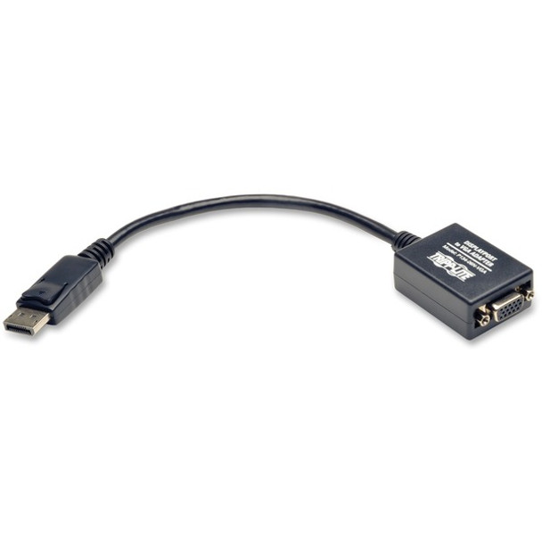 Tripp Lite by Eaton DisplayPort to VGA Active Adapter Video Converter (M/F) 6-in. (15.24 cm) - DP2VGA 1920x1200/1080P (M/F) 6-in.