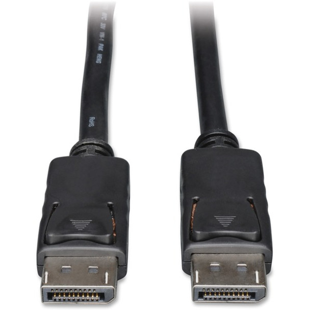 Tripp Lite by Eaton DisplayPort Cable with Latching Connectors 4K 60 Hz (M/M) Black 3 ft. (0.91 m) - (M/M) 3-ft.