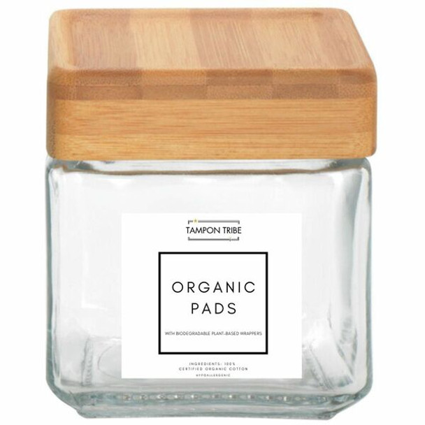 Tampon Tribe Spa Display Jars - Clear - Tempered Glass