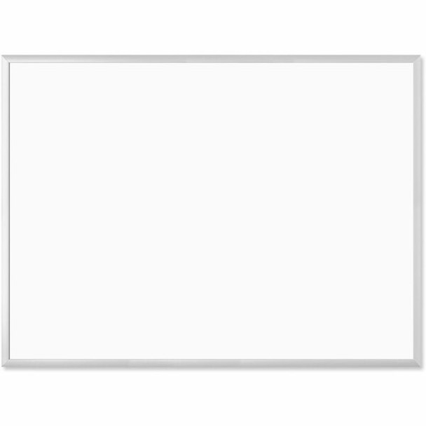 U Brands Magnetic Dry Erase Board - 35" (2.9 ft) Width x 47" (3.9 ft) Height - White Painted Steel Surface - Silver Aluminum Frame - Rectangle - Horizontal/Vertical - Magnetic - 1 Each