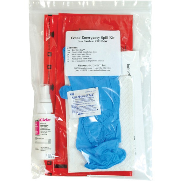 Unimed Econo Emergency Spill Kit - 1 Each