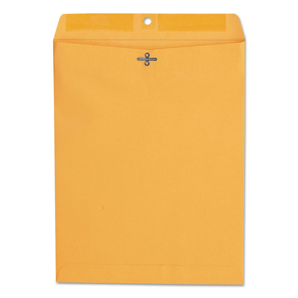 Kraft Clasp Envelope, 28 lb Bond Weight Kraft, #97, Square Flap, Clasp/Gummed Closure, 10 x 13, Brown Kraft, 100/Box