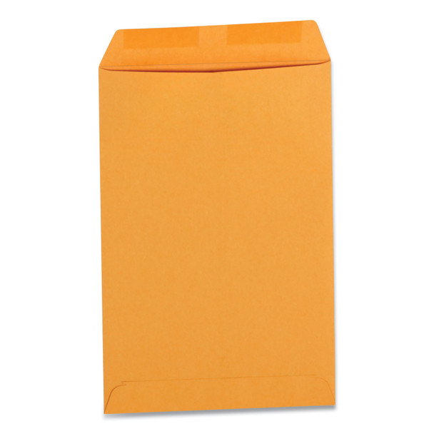 Self-Stick Open End Catalog Envelope, #1, Square Flap, Self-Adhesive Closure, 6 x 9, Brown Kraft, 100/Box