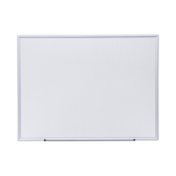 Deluxe Melamine Dry Erase Board, 48 x 36, Melamine White Surface, Silver Aluminum Frame