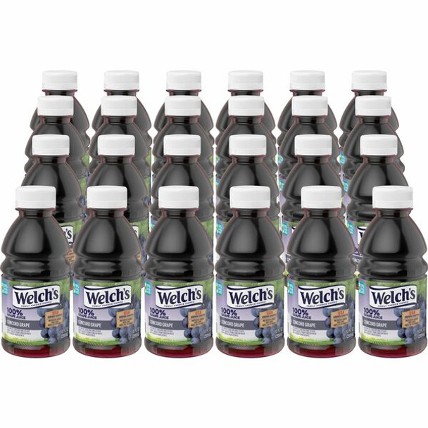 Welch's 100 Percent Grape Juice - 10 fl oz (296 mL) - 24 / Carton